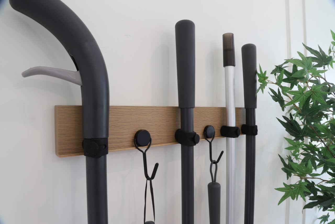 MAGNETIC SIMPLE STOW BROOM HOLDER